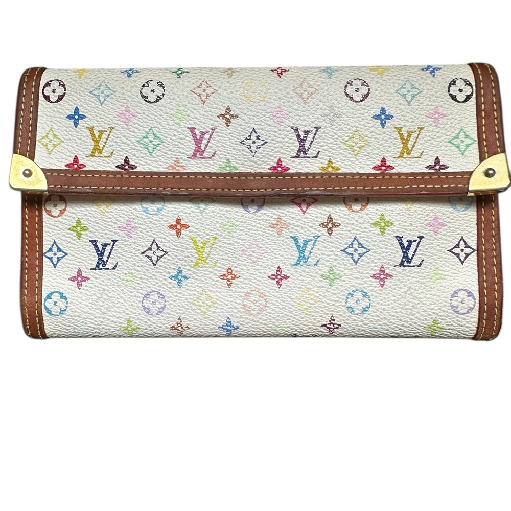 Louis Vuitton Murakami Multicolor Monogram Wallet “AUTHENTIC” Receipt.